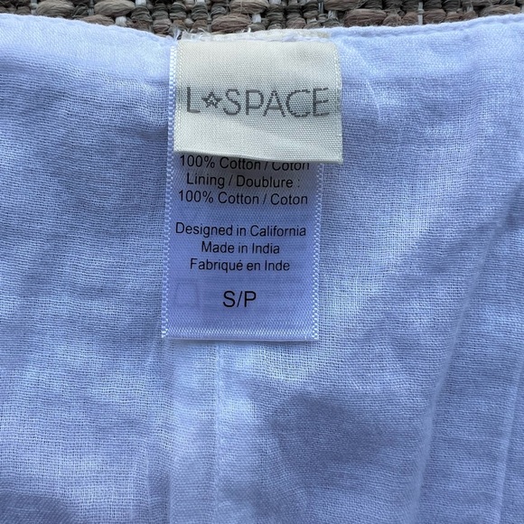 Anthropologie L‎ Space Gold Coast Cover-up Tunic Size Small Boho White - Picture 7 of 8